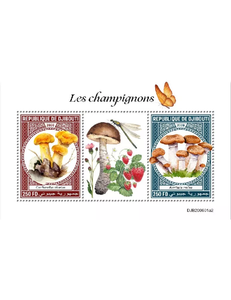 n° 3368C/3368D - Timbre DJIBOUTI Poste