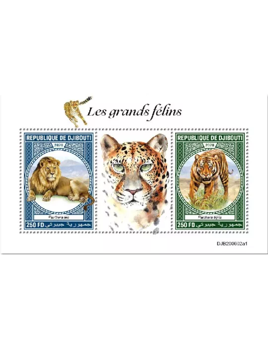 n° 3368E/3368F - Timbre DJIBOUTI Poste