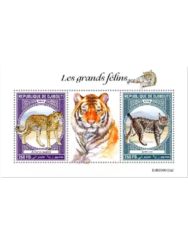 n° 3368G/3368H - Timbre DJIBOUTI Poste