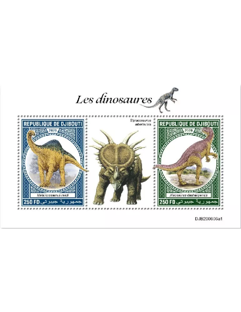 n° 3368U/3368T - Timbre DJIBOUTI Poste