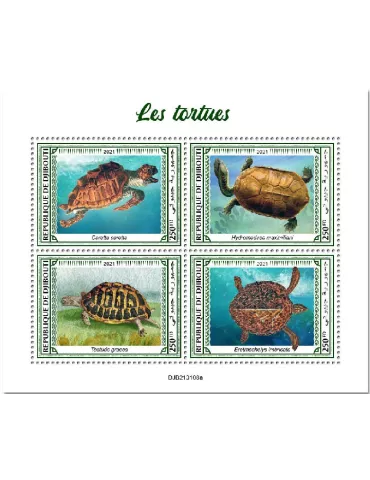 n° 3401/3404 - Timbre DJIBOUTI Poste