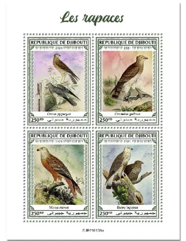 n° 3405/3408 - Timbre DJIBOUTI Poste