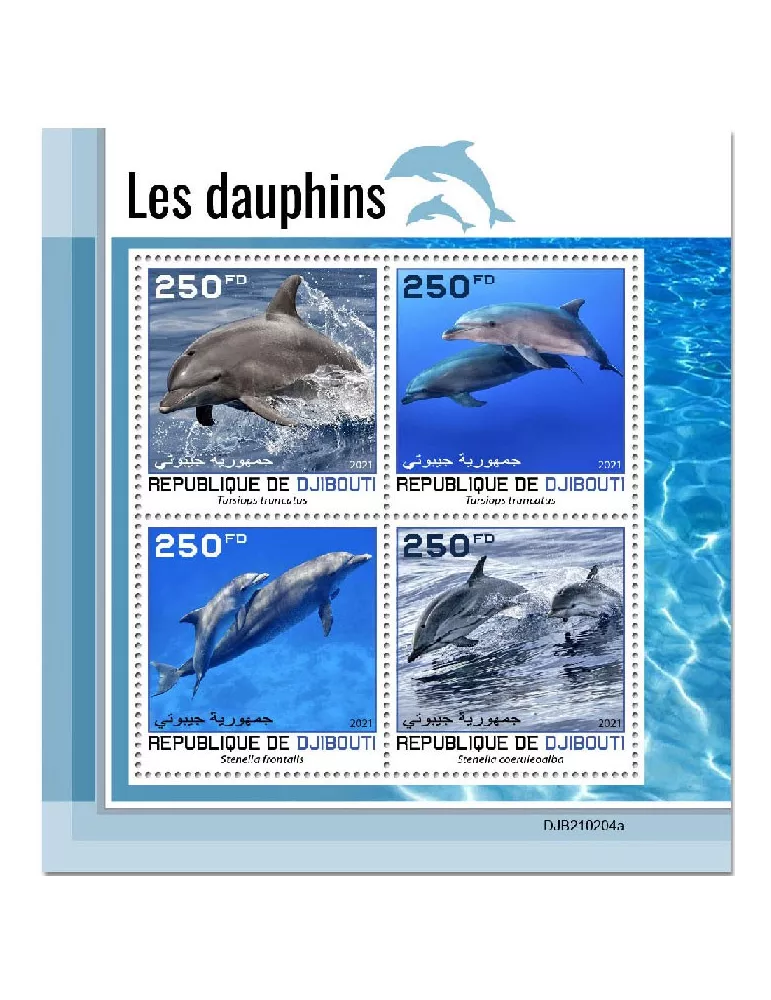 n° 3467/3470 - Timbre DJIBOUTI Poste