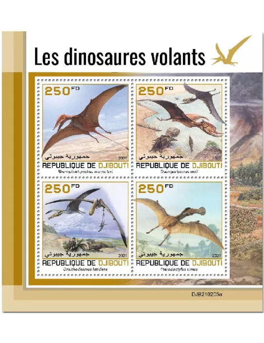 n° 3471/3474 - Timbre DJIBOUTI Poste