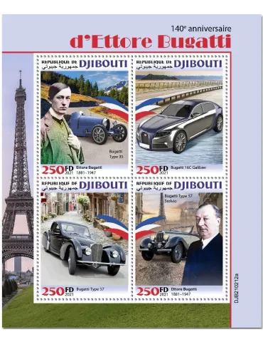 n° 3499/3502 - Timbre DJIBOUTI Poste