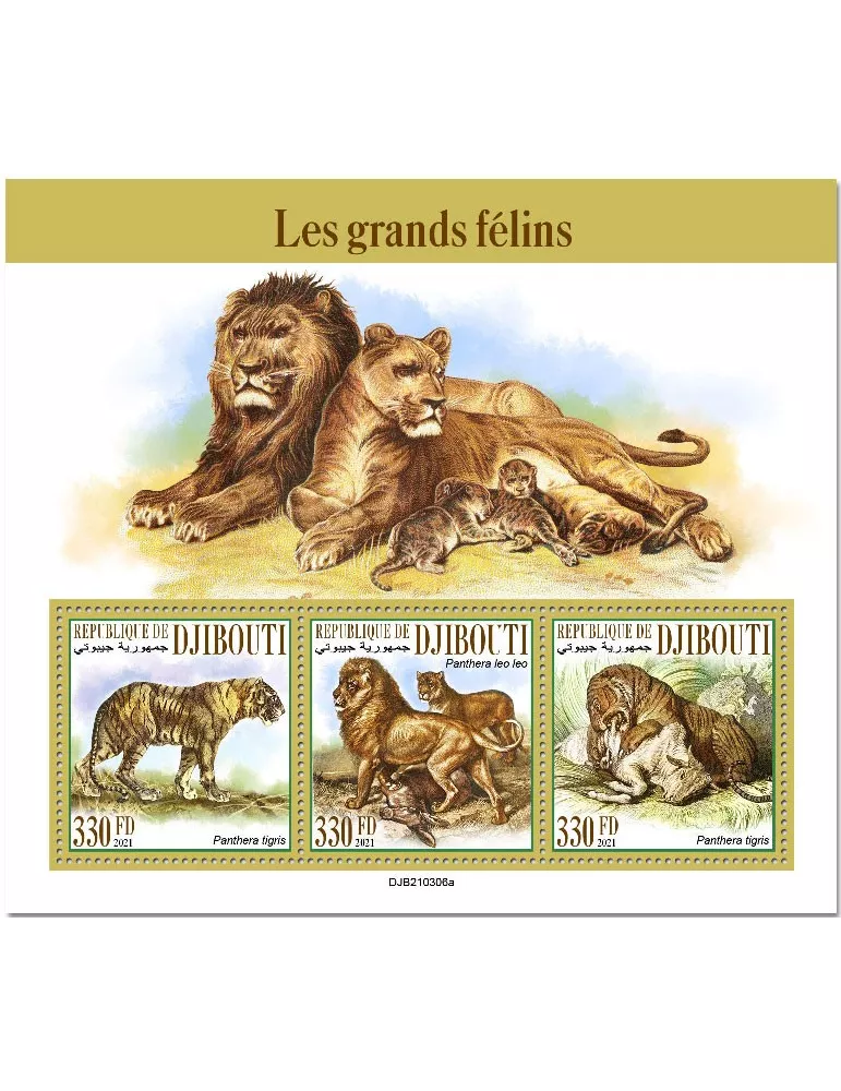 n° 3556/3558 - Timbre DJIBOUTI Poste