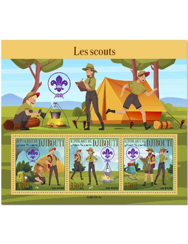 n° 3574/3576 - Timbre DJIBOUTI Poste