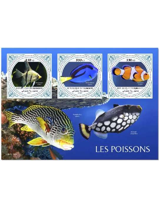 n° 3625/3627 - Timbre DJIBOUTI Poste
