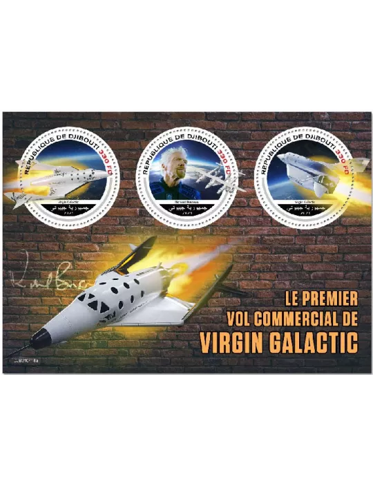 n° 3655/3657 - Timbre DJIBOUTI Poste