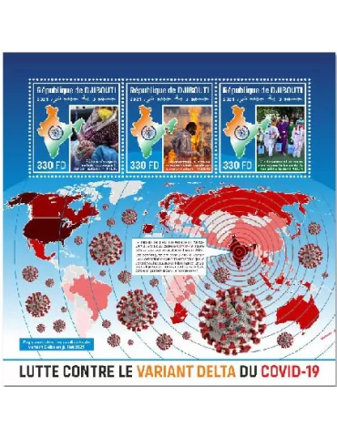 n° 3661/3663 - Timbre DJIBOUTI Poste