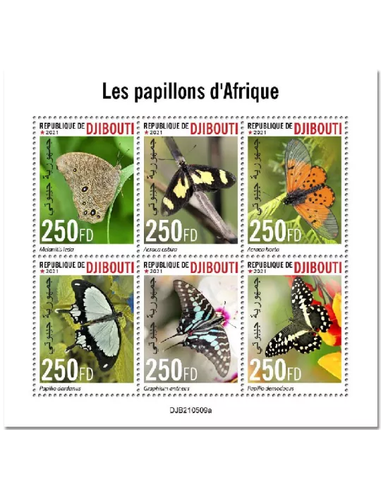 n° 3710/3715 - Timbre DJIBOUTI Poste