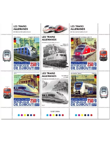 n° 3785/3788 - Timbre DJIBOUTI Poste