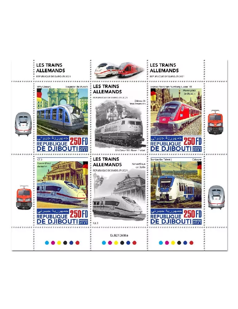 n° 3785/3788 - Timbre DJIBOUTI Poste