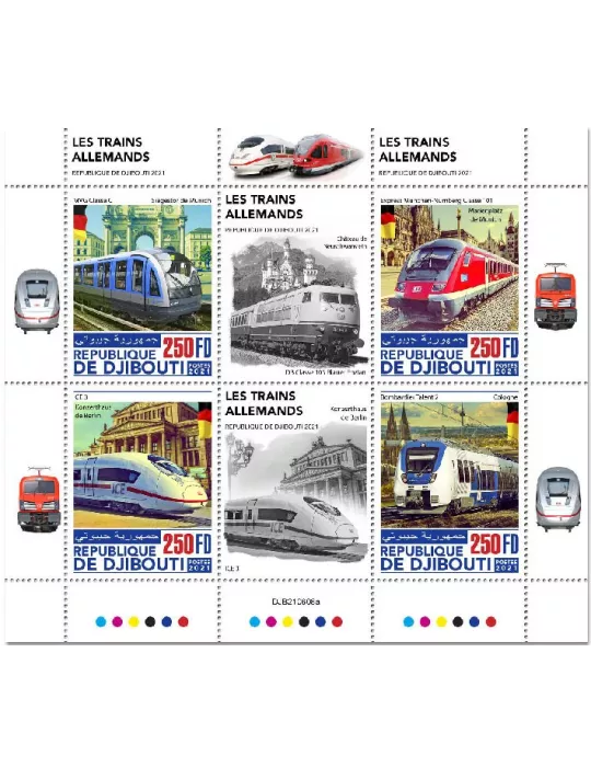 n° 3785/3788 - Timbre DJIBOUTI Poste