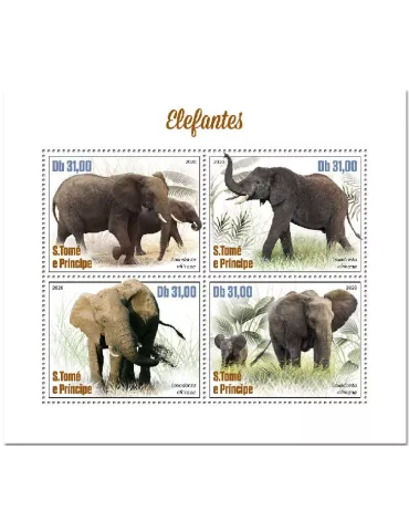 n° 7265/7268 - Timbre SAINT-THOMAS ET PRINCE Poste