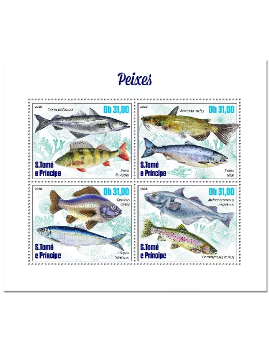 n° 7269/7272 - Timbre SAINT-THOMAS ET PRINCE Poste