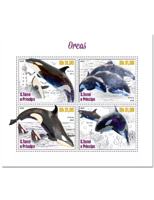 n° 7273/7276 - Timbre SAINT-THOMAS ET PRINCE Poste