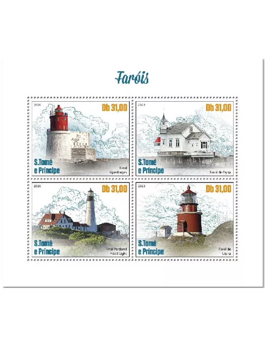 n° 7329/7332 - Timbre SAINT-THOMAS ET PRINCE Poste