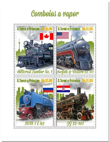 n° 7357/7360 - Timbre SAINT-THOMAS ET PRINCE Poste