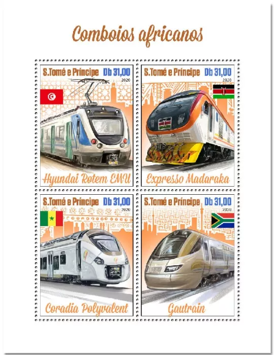 n° 7365/7368 - Timbre SAINT-THOMAS ET PRINCE Poste