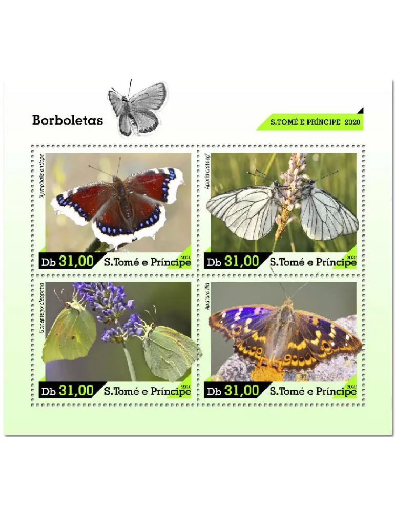 n° 7375/7378 - Timbre SAINT-THOMAS ET PRINCE Poste