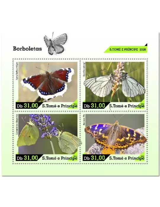 n° 7375/7378 - Timbre SAINT-THOMAS ET PRINCE Poste