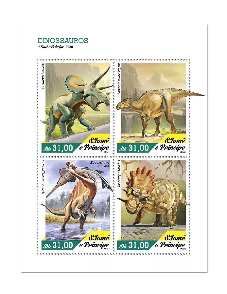 n° 7383/7386 - Timbre SAINT-THOMAS ET PRINCE Poste