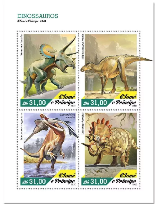 n° 7383/7386 - Timbre SAINT-THOMAS ET PRINCE Poste