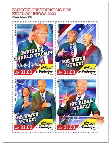 n° 7429/7432 - Timbre SAINT-THOMAS ET PRINCE Poste
