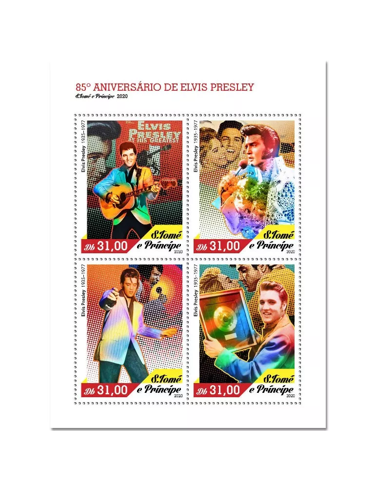 n° 7433/7436 - Timbre SAINT-THOMAS ET PRINCE Poste