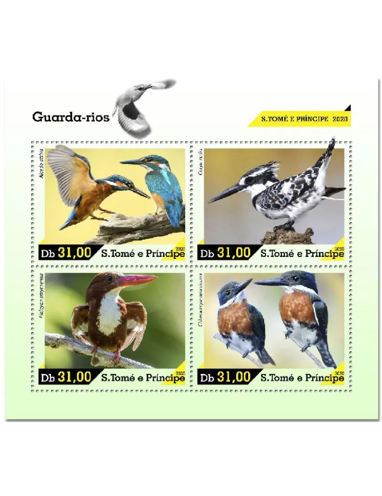 n° 7543/7546 - Timbre SAINT-THOMAS ET PRINCE Poste