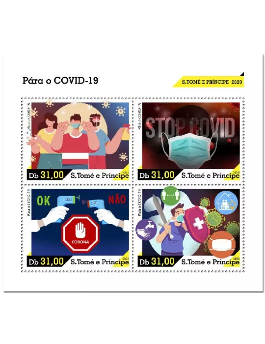 n° 7547/7550 - Timbre SAINT-THOMAS ET PRINCE Poste