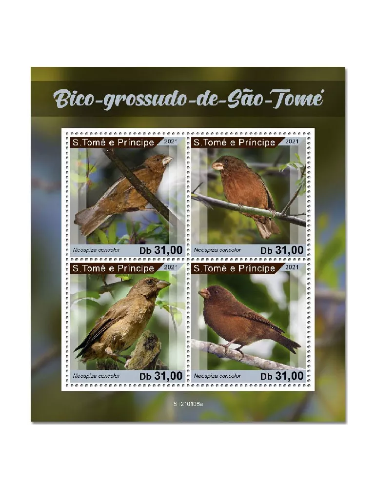 n° 7579/7582 - Timbre SAINT-THOMAS ET PRINCE Poste