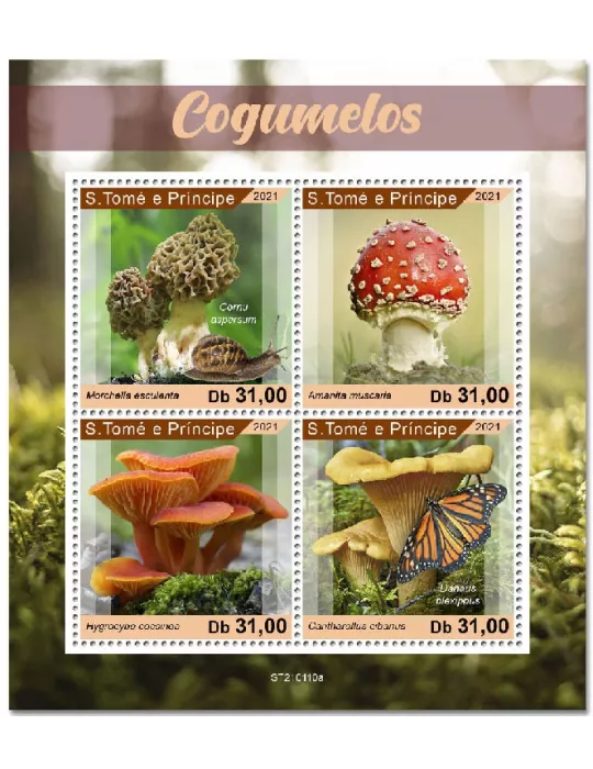 n° 7587/7590 - Timbre SAINT-THOMAS ET PRINCE Poste