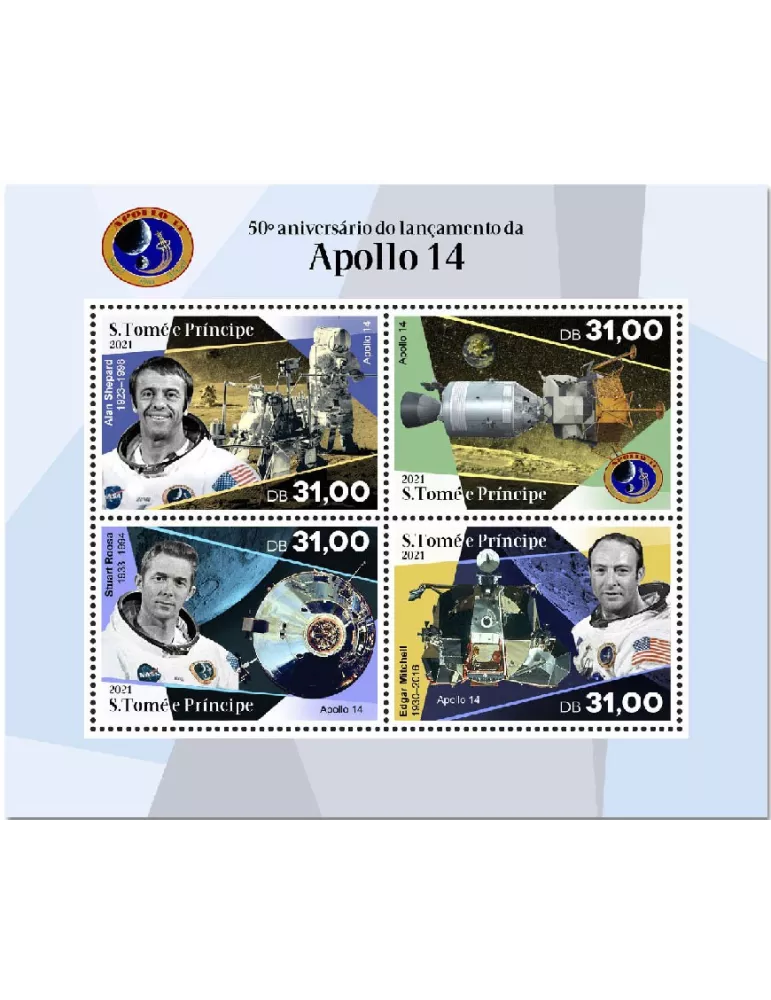 n° 7609/7612 - Timbre SAINT-THOMAS ET PRINCE Poste