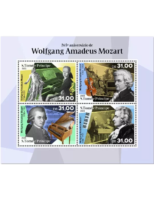 n° 7621/7624 - Timbre SAINT-THOMAS ET PRINCE Poste