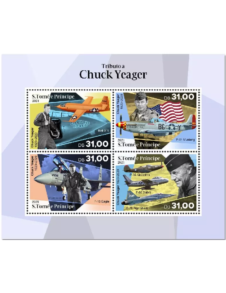 n° 7641/7644 - Timbre SAINT-THOMAS ET PRINCE Poste