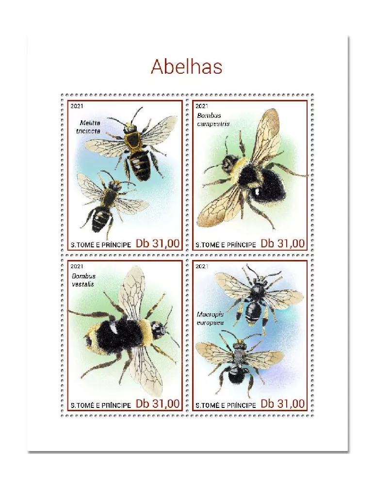 n° 7713/7716 - Timbre SAINT-THOMAS ET PRINCE Poste