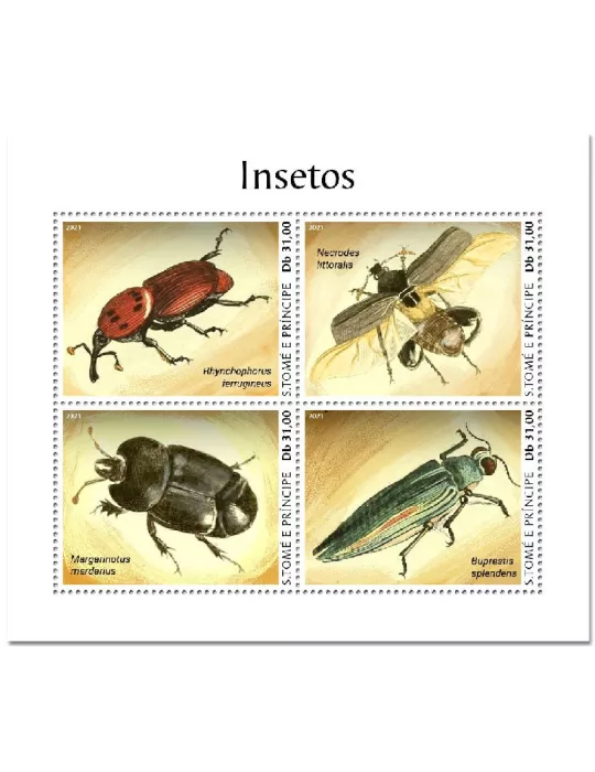 n° 7717/7720 - Timbre SAINT-THOMAS ET PRINCE Poste