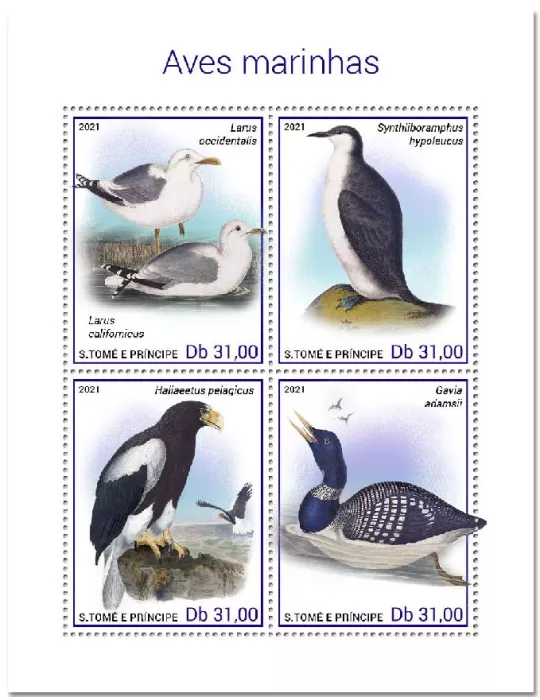 n° 7729/7732 - Timbre SAINT-THOMAS ET PRINCE Poste