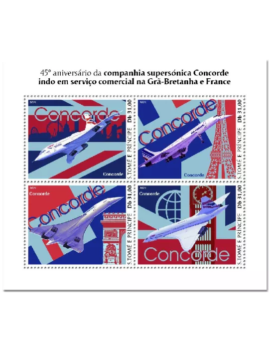 n° 7757/7760 - Timbre SAINT-THOMAS ET PRINCE Poste