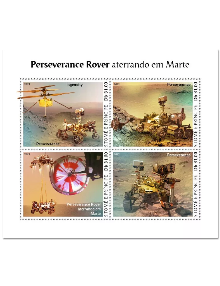 n° 7769/7772 - Timbre SAINT-THOMAS ET PRINCE Poste