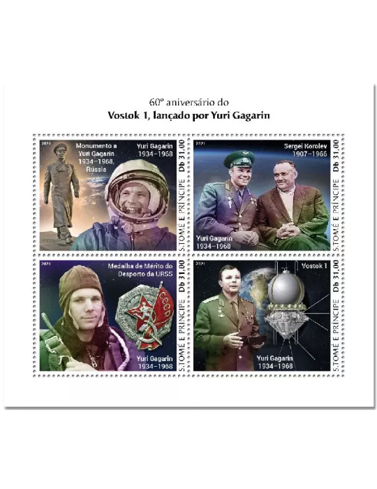 n° 7773/7776 - Timbre SAINT-THOMAS ET PRINCE Poste