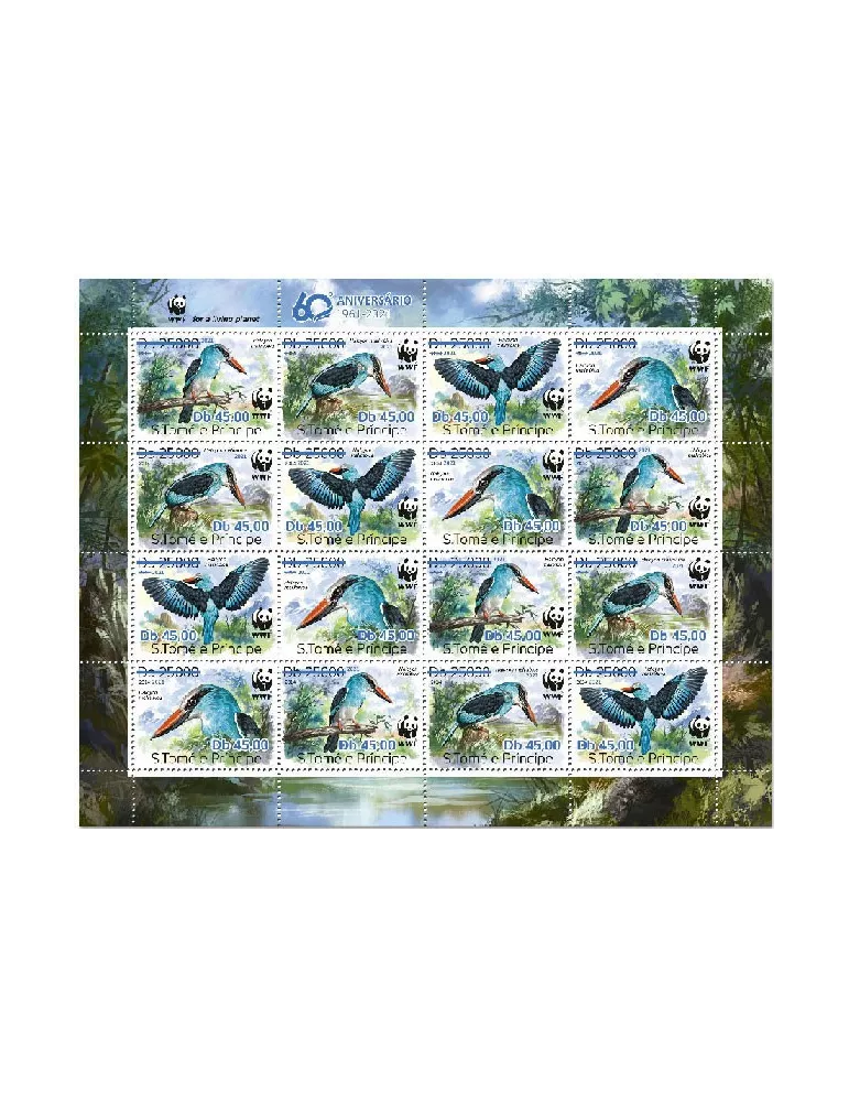 n° 7817/7820 - Timbre SAINT-THOMAS ET PRINCE Poste