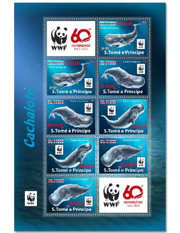 n° 7821/7824 - Timbre SAINT-THOMAS ET PRINCE Poste