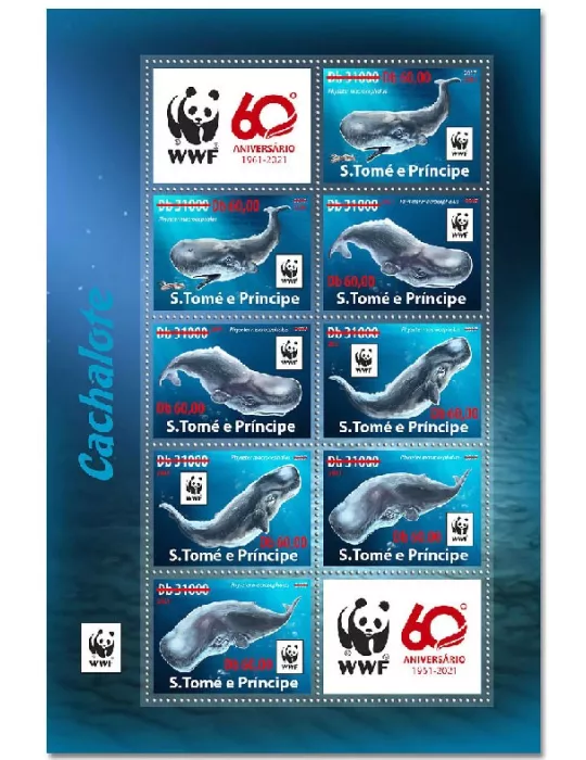 n° 7821/7824 - Timbre SAINT-THOMAS ET PRINCE Poste