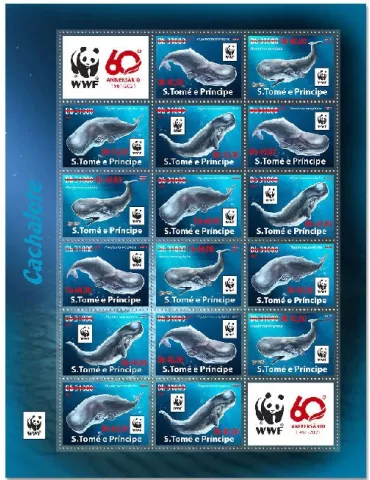 n° 7829/7832 - Timbre SAINT-THOMAS ET PRINCE Poste