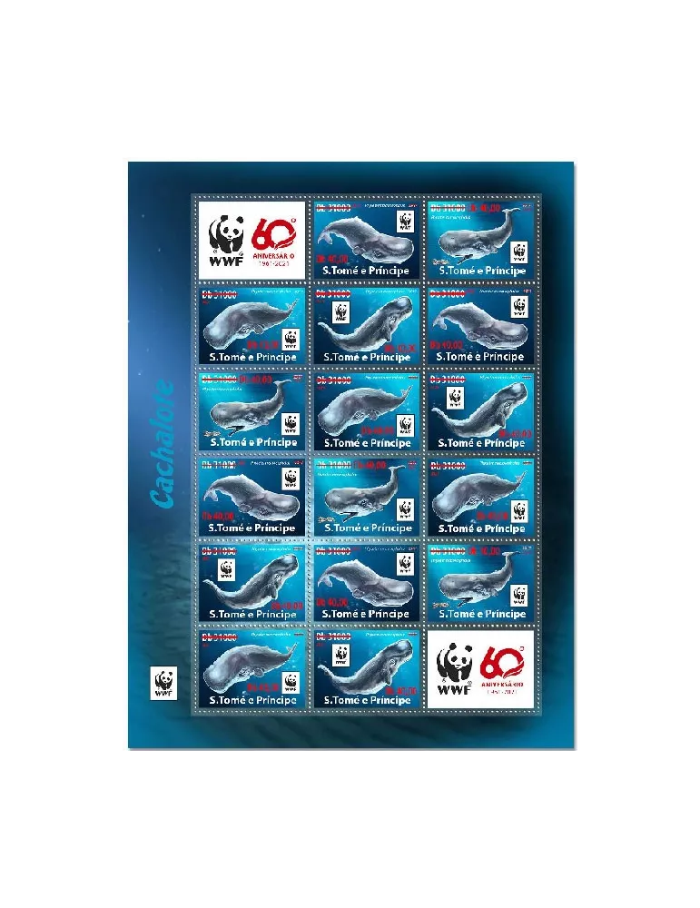 n° 7829/7832 - Timbre SAINT-THOMAS ET PRINCE Poste