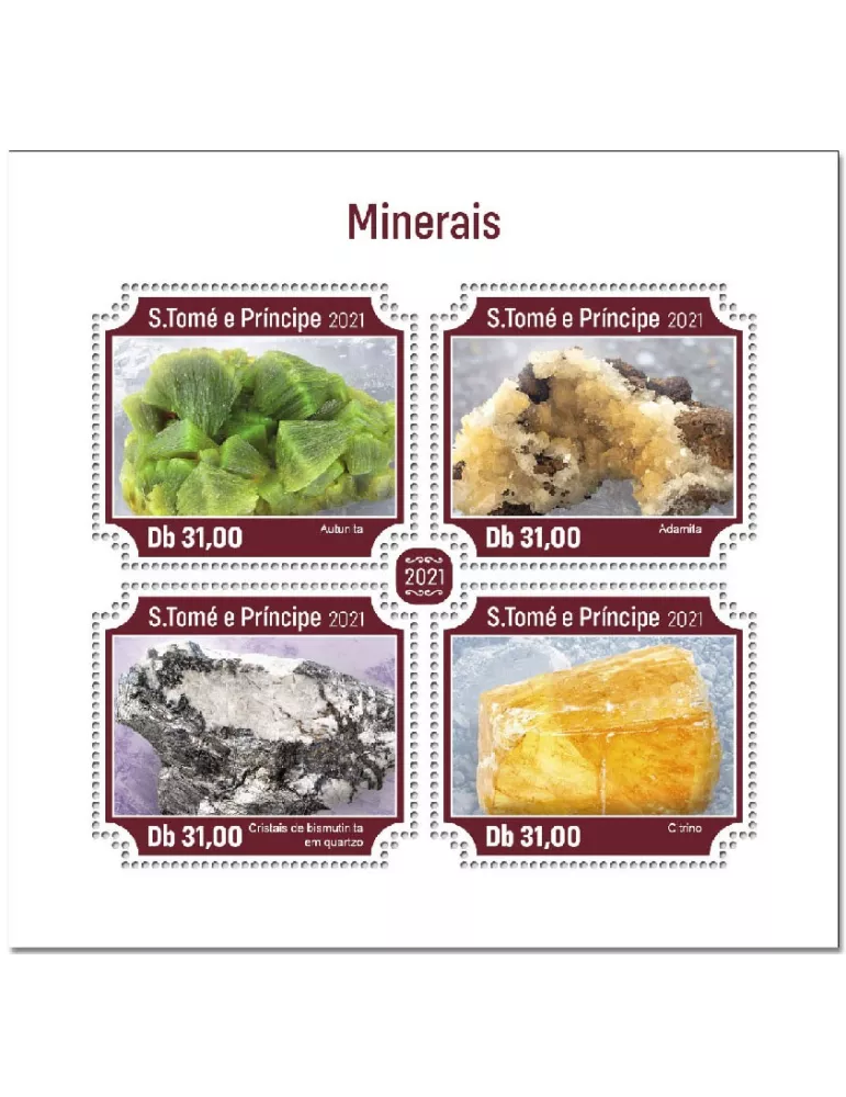 n° 7837/7840 - Timbre SAINT-THOMAS ET PRINCE Poste