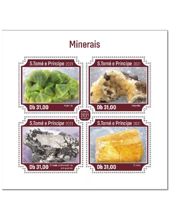 n° 7837/7840 - Timbre SAINT-THOMAS ET PRINCE Poste